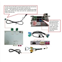Interface Vidéo CAM-Ducato 2020 pour Caméra de Recul et Avant avec Lignes Directrices de Stationnement pour Fiat 500e, Ducato 3 et Jeep Compass 2021 Uconnect