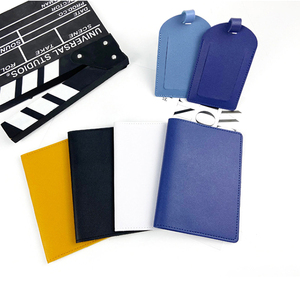 Etiquetas de Equipaje Personalizadas al por Mayor, Etiquetas de Equipaje de Cuero PU Color Bronceado para Viajes, Regalos de Boda para Tripulación y Azafatas - Product Image 6