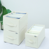Organisateur de vêtements pour placards, boîte de rangement pour pantalons, jeans, sous-vêtements, chaussettes, t-shirts, armoire, tiroir, pliable, Oxford 600D, 20-35L