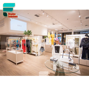 Nueva decoración Servicio de diseño 3D Tienda de ropa Diseño de interiores Tienda de ropa Accesorios Estantes de exhibición para tienda de ropa - Product Image 2