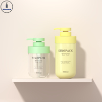 Pompe pulvérisatrice cylindrique en plastique de haute qualité pour shampoing et lotion corporelle, usage salle de bain, 500ml 800ml 16oz, vente en gros fabricant