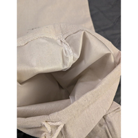 Sac de conservation réutilisable en coton avec doublure en cire d'abeille naturelle pour pain au levain fait maison