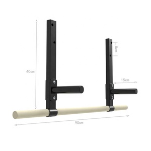 Wellshow Sport Barra Multifunzionale <span class=keywords><strong>in</strong></span> <span class=keywords><strong>Legno</strong></span> da Parete <span class=keywords><strong>per</strong></span> Trazioni e Chin-up, <span class=keywords><strong>per</strong></span> Allenamento Cross Fit e <span class=keywords><strong>Palestra</strong></span> Domestica - Product Image 2