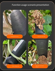 Pala de Alta Calidad con Mango de Nogal, Herramienta Clásica para Jardín y Hogar, Cuchilla Fija, Pala Manual para Excavar al Aire Libre con Funda de Nailon - Product Image 4
