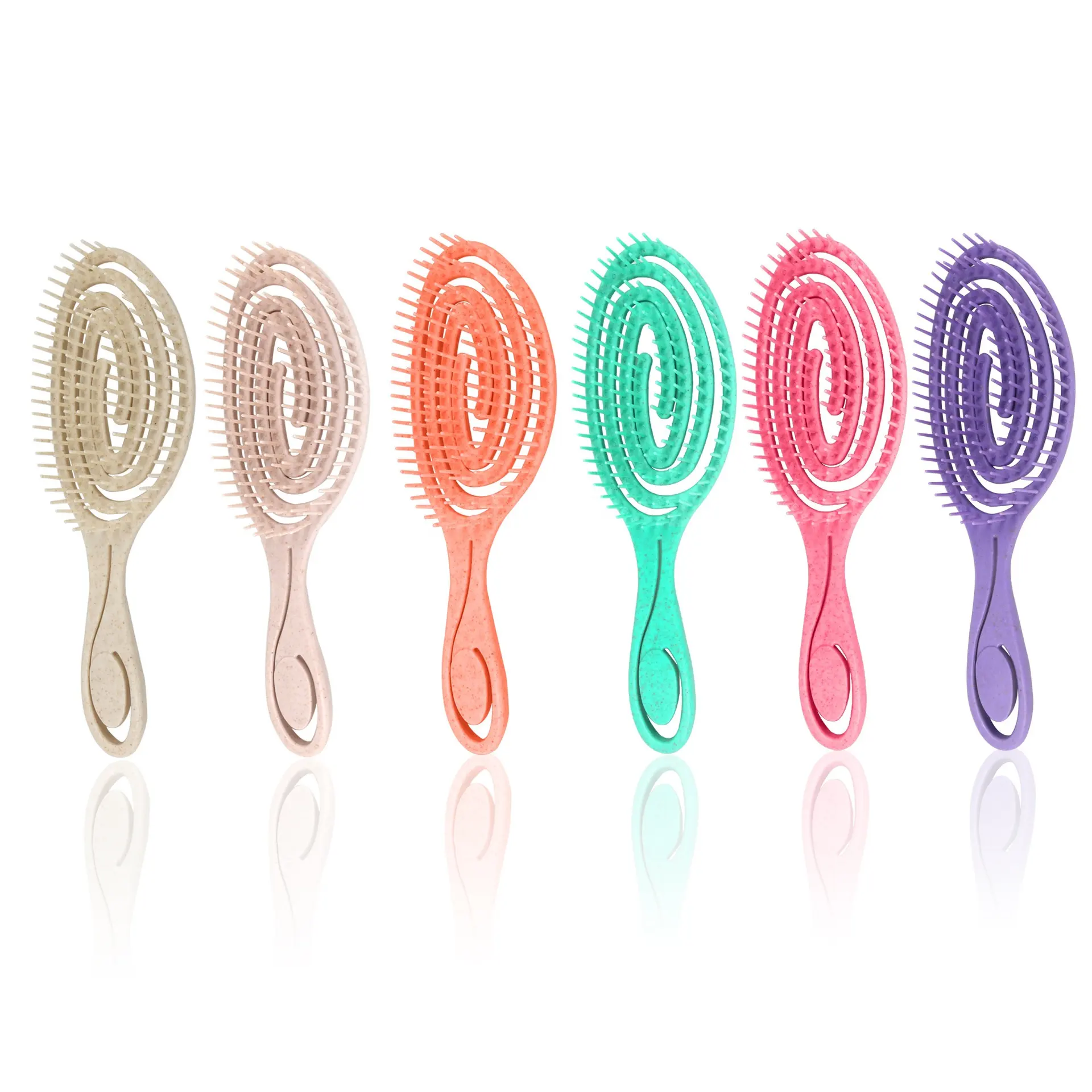 New Fashion Curved & Vented Design Detangling Hair Brush Hair Combs And Brush for Wet And Dry Hair