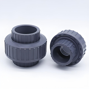 Raccordo a unione in PVC scuro personalizzato da 2 pollici, adattatore a innesto rapido per irrigazione, piscina e impianti idraulici, raccordi idraulici in PVC - Product Image 4