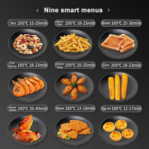 Friteuse à air personnalisée OEM en gros Friteuse à <span class=keywords><strong>micro</strong></span>-ondes multifonctionnelle 10L 15L litres <span class=keywords><strong>Four</strong></span> friteuse à air numérique intelligent <span class=keywords><strong>Silver</strong></span> <span class=keywords><strong>Crest</strong></span> - Product Image 4