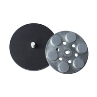 Aimants en pot à revêtement caoutchouc, base en disque, en néodyme, avec filetage plat mâle/femelle, diamètres D43, D66, D88mm