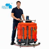 Mini Hippo – Autolaveuse autotractée robuste pour usage commercial, équipement de nettoyage de sols pour rues et parkings
