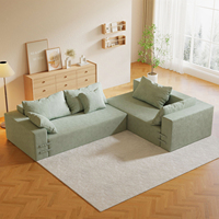 Certipur-US Zertifiziertes 28D Hochelastisches Schaumstoff-Verwandelbares Sofa, Modulares Stoffsofa-Bett, OEM ODM Fabrik-Anpassung
