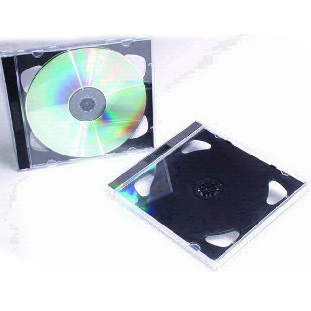 10.4mm Double CD Case with Transparent Tray