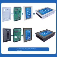MCGS TPC7012Ew SR30XP HMI de 7 Pulgadas con PLC Integrado, Controlador Todo en Uno, 30 E/S de Relé, CE, Amplio Rango de Temperatura