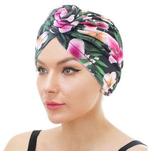Ankara Printing Women's Twisty Turban European American Style African Pattern Polyester+Spandex Material 22cm Size for Casual - Product Image 2