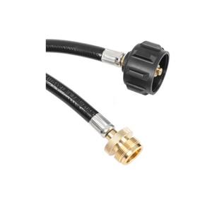 Tuyau adaptateur pour réservoir de propane, 6 pieds, 1 lb à 20 lb, pièce de rechange, tuyau en caoutchouc noir pour connexion au propane - Product Image 2