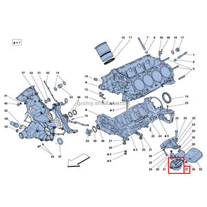 Cocok untuk Ferrari 458 812 F12 FF GTC4 dudukan mesin kiri berkualitas tinggi baru OEM 259757 - Product Image 5