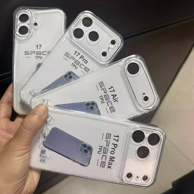 Wholesale New Arrival High Quality Clear TPU Shockproof Custom Phone Cases for 17 Series 16 15 14 13 Plus Pro Max DIY Design