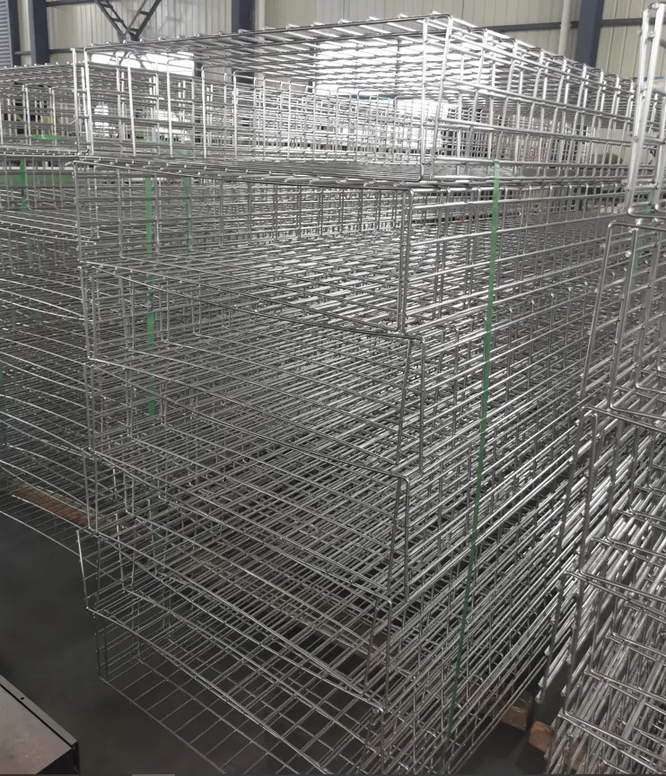 Q235 SS316 SS304 Customized Low Price Organizer Steel Wire Mesh Channel Basket Cable Management Tray