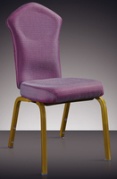 QL-C006 de chaise de banquet empilable en aluminium arrière d'action
