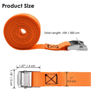 Sangle de fixation rapide à boucle à came de 25 mm en alliage de zinc, sangle légère pour bagages et <span class=keywords><strong>d</strong></span>éménagement - Product Image 5