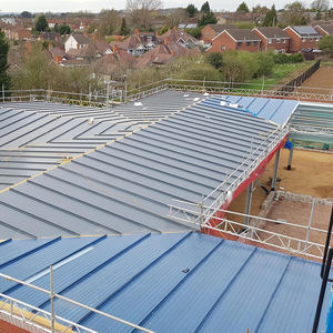 <span class=keywords><strong>Laine</strong></span> <span class=keywords><strong>de</strong></span> roche isolée/panneaux muraux ignifuges minéraux pour toit sandwich Matériaux <span class=keywords><strong>de</strong></span> construction préfabriqués Construction en acier - Product Image 4