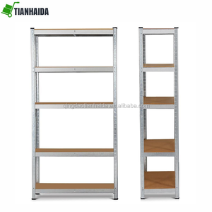 מדף אחסון ספרים ממתכת לשימוש ביתי, 170x75x30 ס\\\"מ, מקסימום 350 ק\\\"ג, מדפי אחסון מתכת, מדפי מחסן, מתלה מתכת. - Product Image 2