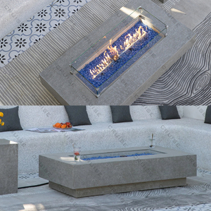 1450 da crociera * 600*450mm per esterni con accensione remota intelligente <span class=keywords><strong>a</strong></span> Gas naturale LNG propano caminetto da tavolo - Product Image 4