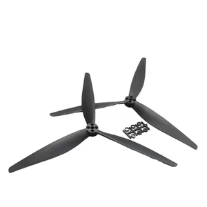 Hélices noires à <span class=keywords><strong>3</strong></span> pales de 13 pouces en fibre de verre et nylon, 2CW 2CCW, pour drone de course FPV, quadricoptère longue portée - Product Image 3