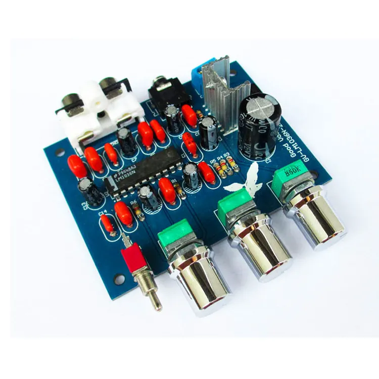 LM1036N stereo fever tone board diy kits 2.0 dual sound channel audio board no noise