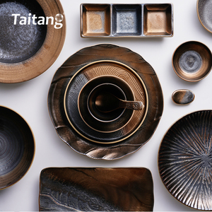 Chine : Fournisseur unique <span class=keywords><strong>de</strong></span> produits en céramique, texture en relief personnalisée, design unique, assiette ronde <span class=keywords><strong>de</strong></span> 7,5 pouces pour restaurant - Product Image 4