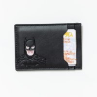 Dompet Kartu Bisnis Klasik Sederhana dan Dompet ID Superhero untuk Pria, Penjepit Uang Multi-Kartu Pendek yang Stylish, Hadiah Promosi