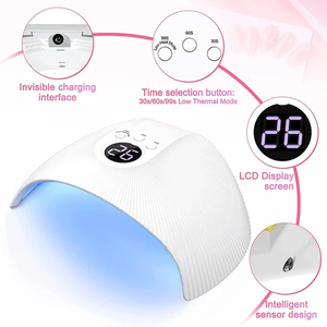 SUN X33 75W Shell Texture Manucure Pédicure Home Salon Device 30 leds <span class=keywords><strong>UV</strong></span> <span class=keywords><strong>Gel</strong></span> Polish Séchage Lumière Nail Glue Durcissement Lampe LED - Product Image 4