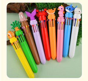 Bolígrafos Multicolor de Diez Tonos con Diseño de Dibujos Animados Oceánicos, Ligeros, Ideales para Dibujar y Marcar - Product Image 1