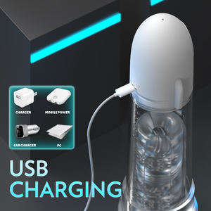 S-Hande Neue Design Penis Pumpe zur Vergrößerung und Übung, Verzögerung der Ejakulation, Masturbationsmaschine, Sexspielzeug für Erwachsene Männer - Product Image 3