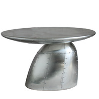 Chaise longue en aluminium de style industriel rétro de luxe pour salon, chambre à coucher, salle à manger