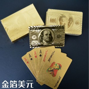 Cartas de Juego Personalizadas de Plástico Dorado para Mascotas, con Esquinas Cuadradas, para Juegos - Product Image 5