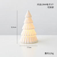 Ornement de table de Noël en céramique lumineuse, maison, bonhomme de neige, sapin de Noël, cadeau de Noël, modèle N23049, matériau : aucun