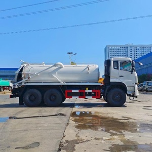 รถดูดสิ่งปฏิกูลตงเฟิง 6x4 ขายดี รถดูดสิ่งปฏิกูลประสิทธิภาพสูง รุ่นใหม่สำหรับงานทำความสะอาดท่อระบายน้ำ รถดูดฝุ่น - Product Image 5
