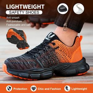 <span class=keywords><strong>Scarpe</strong></span> <span class=keywords><strong>Antinfortunistiche</strong></span> da <span class=keywords><strong>Donna</strong></span> con Tomaia in Rete, <span class=keywords><strong>Scarpe</strong></span> da Lavoro per Signore, Punta Composita Larga, Antiperforazione, Assorbenti, Morbide per Logistica - Product Image 4