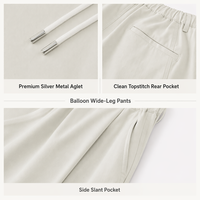 Pantalon large en coton Lyocell pour homme, décontracté, respirant, personnalisable OEM/ODM, style streetwear, pantalon cargo pour homme