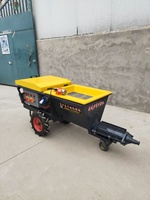 Pulvérisateur de mortier à vis portable pour le plâtrage des murs extérieurs et les applications de décoration de maisons