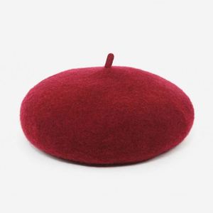 RTS 73 Colors Custom Villus Top Quality French Winter Hats Women Wool Beret Hats for Women - Product Image 3