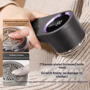 Mini <span class=keywords><strong>rasoir</strong></span> électrique portable pour éliminer les bouloches, les peluches et les poils des vêtements, des pulls et autres textiles - Product Image 2