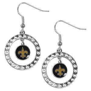 Pendientes de Diamantes Redondos de Piedra Natural de Kevlar con la Serie de 32 Equipos <span class=keywords><strong>Deportivos</strong></span> de la NFL para <span class=keywords><strong>Mujer</strong></span>, Yiwu - Product Image 5