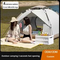 Tente de camping moderne, portable, imperméable, camouflage, à ouverture rapide, monocouche, quatre saisons, pour 2-3-4 personnes, sans installation nécessaire