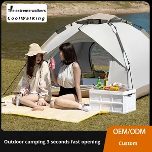 Carpa Portátil Moderna de Camuflaje de Apertura Rápida de Una Sola Capa, Automática, para las Cuatro Estaciones, para 2-3-4 Personas, Sin Necesidad de Instalación, Resistente al Viento, para Acampar - Product Image 5