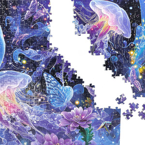 Puzzle Personalizzabili in Carta, Legno e Plastica, Fluorescenti, <span class=keywords><strong>Giochi</strong></span> Puzzle Fai-da-Te, Puzzle alla <span class=keywords><strong>Moda</strong></span> all'Ingrosso da 501 a 1000 Pezzi - Product Image 3