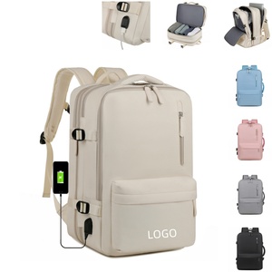 Unisex 40L Nylon chống thấm nước máy tính xách tay Ba Lô Oxford Chất liệu du lịch lớn Carry-on với giày khoang trường chuyến bay đã được phê duyệt - Product Image 1