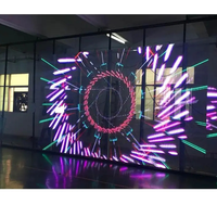 Écran LED Transparent P3, Écran LED Transparent en Verre, Mur Vidéo LED Transparent à Haute Luminosité