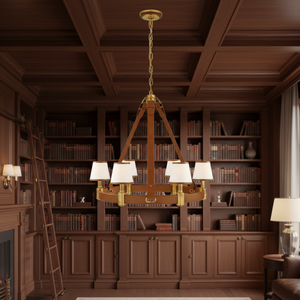 <span class=keywords><strong>Lustre</strong></span> suspendu LED moderne de style américain en <span class=keywords><strong>cuivre</strong></span> avec lumière <span class=keywords><strong>blanc</strong></span> chaud, classiques contemporains pour la décoration de la maison, du bureau <span class=keywords><strong>et</strong></span> de l'hôtel - Product Image 1
