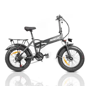 Lốp Béo Công Suất Lớn Xe Đạp Điện Ebike 20 Inch 48V 10,4ah Động Cơ Không Chổi Than Gấp Được 500W